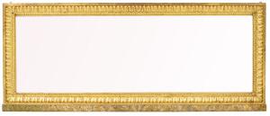 Specchiera in Legno Intagliato e Dorato, XX Secolo, 231x97 cm